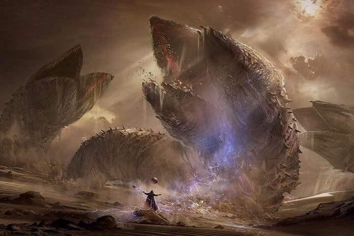 Dune sandworms. No darksaber, but anyway...